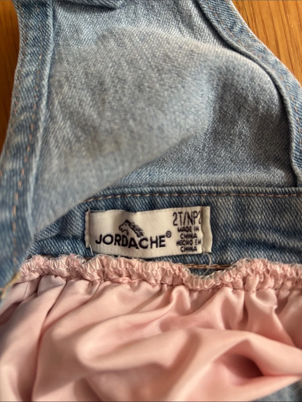 2T Jordache Denim Overalls Dress - Picture 11 of 12